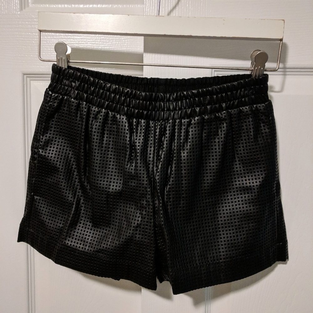 BCBGMaxAzria Bry Faux Leather Shorts